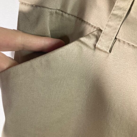 Womens Lee Modern Curvy Fit Trouser Khaki No‎ Gap Waist Band Tan 18 Short NWT - Picture 5 of 11